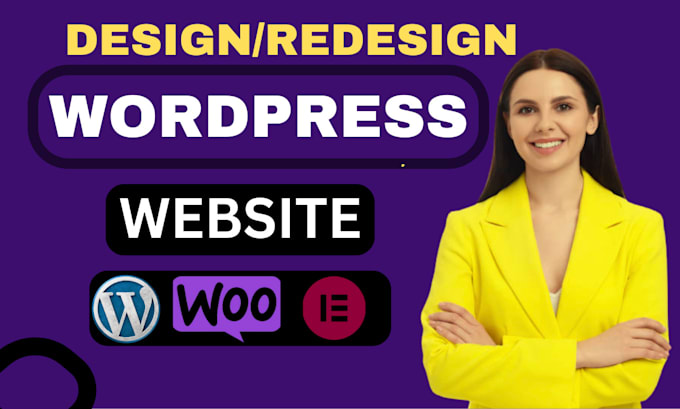 Gig Preview - Create responsive wordpress website design or website redesign, revamp website