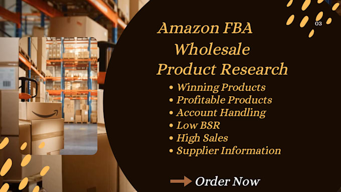 Gig Preview - Amazon fba wholesale product hunting with brand approvals verified supplier