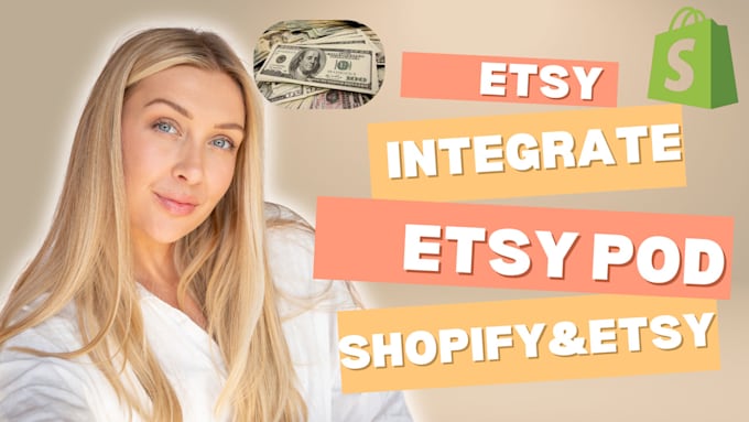 Gig Preview - Build etsy shopify print on demand store setup etsy pod shop shopify pod website