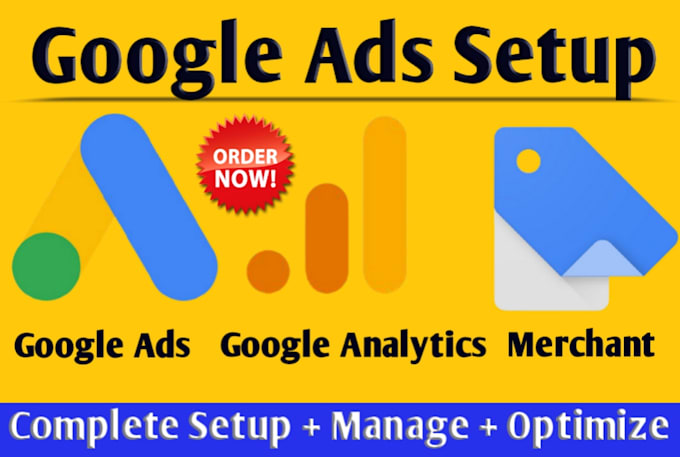 Gig Preview - Setup and manage your google ads adwords PPC campaign