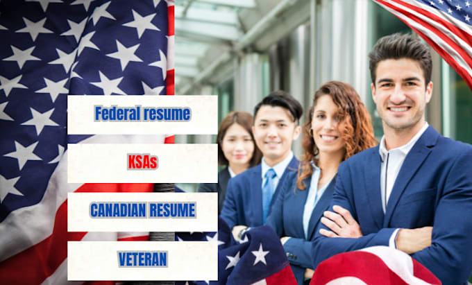 Gig Preview - Write government, military, ksa resume, ksa response, canadian resume, veteran