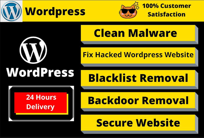 Gig Preview - Remove wordpress malware and google blacklist removal