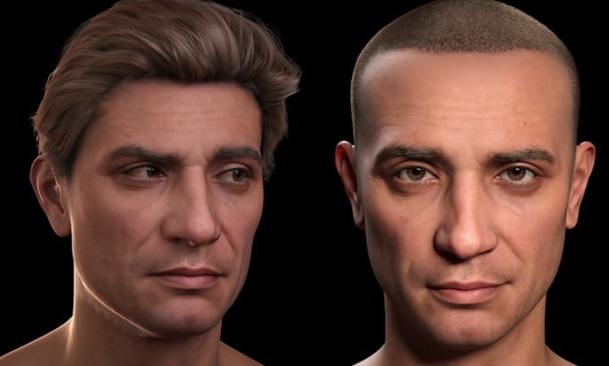 Gig Preview - Sculpt realistic 3dface, head, burst, full figure sculpture for  blender zbrush