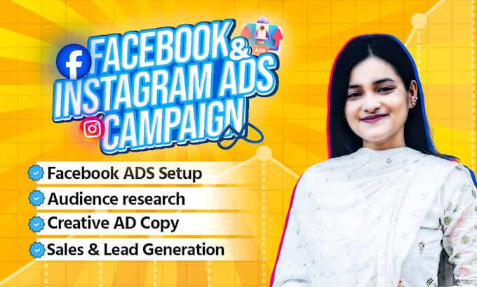 Gig Preview - Setup facebook ads campaign and instagram ads campaign