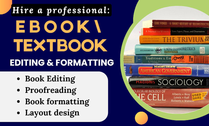 Bestseller - do textbook, manual editing, proofreading, layout design, picture book format