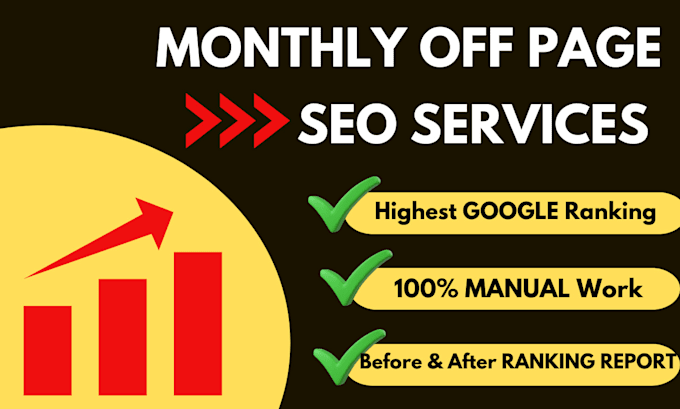 Gig Preview - Do off page SEO with high authority backlinks