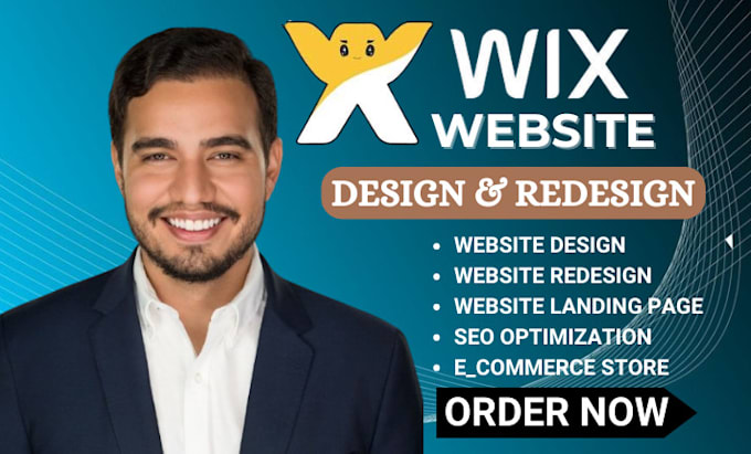 Gig Preview - Wix website design wix website redesign wix website SEO optimization wix website