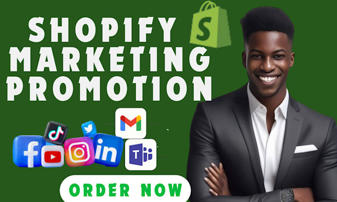 Gig Preview - Do complete shopify marketing, shopify promotion to increase shopify sales