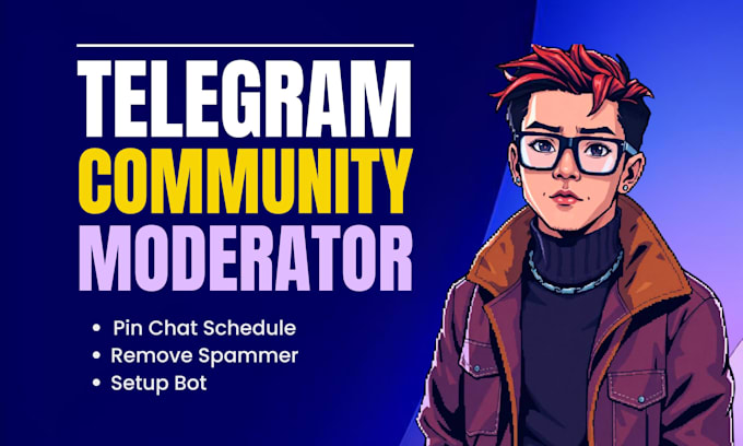 Gig Preview - Your crypto nft telegram discord moderator community manager