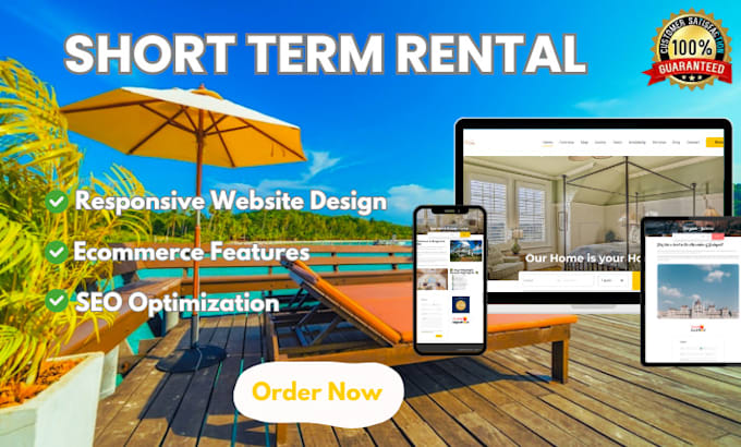 Gig Preview - Build short term rental website vacation rental airbnb website using wordpress