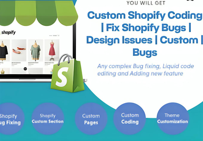 Gig Preview - Update shopify website theme integrate plugin API fix shopify bugs theme error