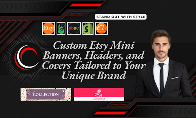 Gig Preview - Design professional etsy mini banner, shop cover and header