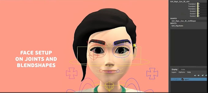 Bestseller - join rig, blendshape integration, dynamic facial expression rig, seamless rig