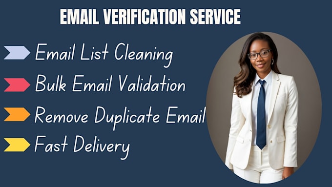 Gig Preview - Do email verification email validation list cleaning bulk email verification