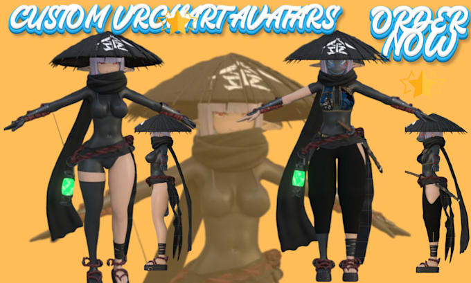 Bestseller - custom 3d vrchat, vr character unity, vrchat avatar, vroid model, furry nsfw rig