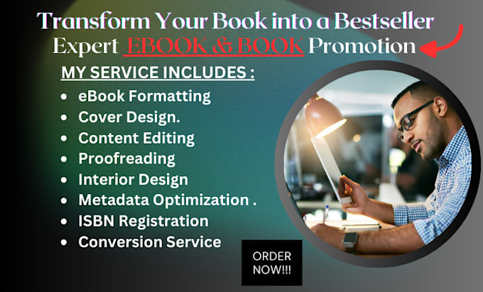 Gig Preview - Do expert professional ebook creation,ebook and book promotion services