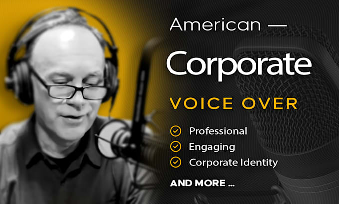 Gig Preview - Produce your corporate narration voice over