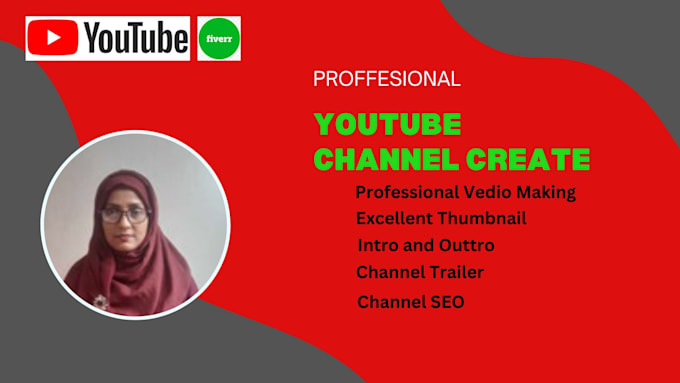 Gig Preview - Set up a youtube channel and professionally SEO it