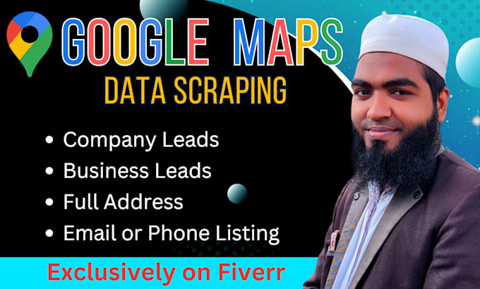 Gig Preview - Do google maps scraping, business leads