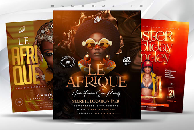 Gig Preview - Do a bold club, party, dj or event flyer design