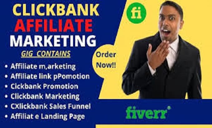 Gig Preview - Promote clickbank affiliate link, referral link signup promotion cpa marketing