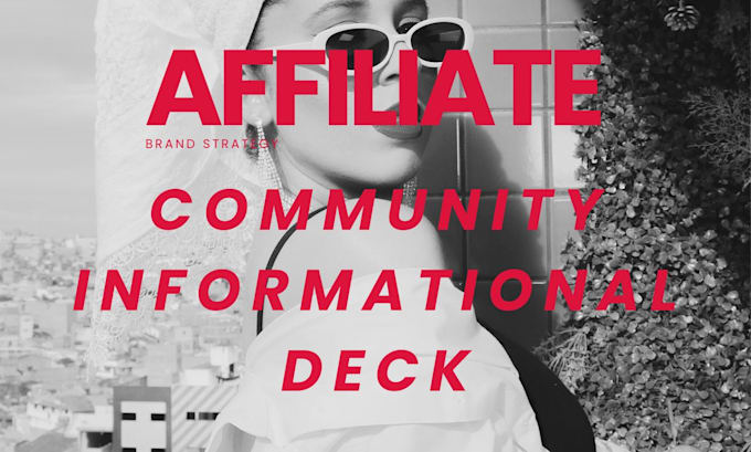 Bestseller - create a community informational deck for affiliates