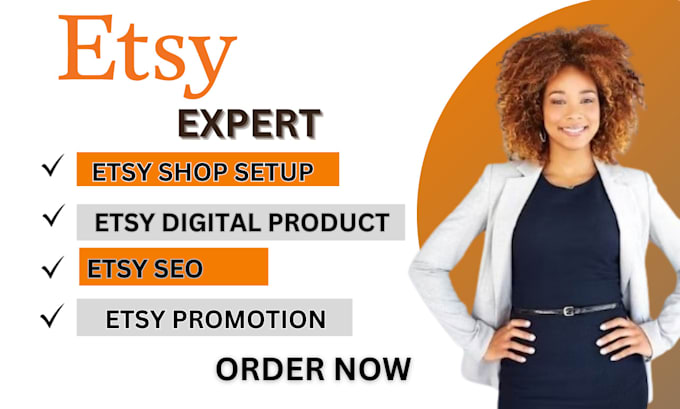 Bestseller - design etsy digital product etsy listing or etsy shop setup etsy seo  etsy pod