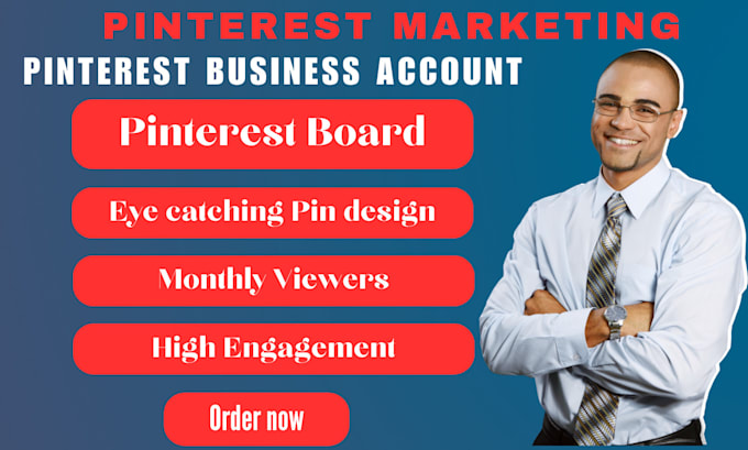 Gig Preview - Be your pinterest marketing manager and will create pin