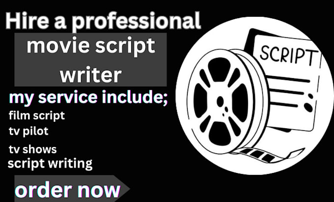 Bestseller - be your professional movie scriptwriter, screenplay writer, tv pilot