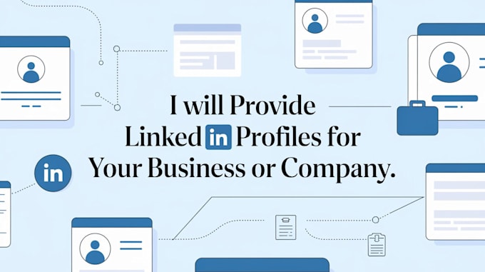 Gig Preview - Make your company my work profile on linkedin