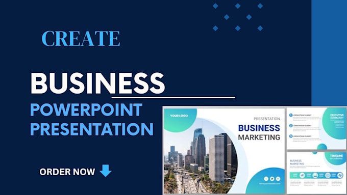 Gig Preview - Create business powerpoint presentation template or google slides design