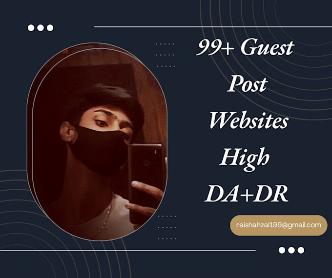 Gig Preview - Do guest posting with high da DR