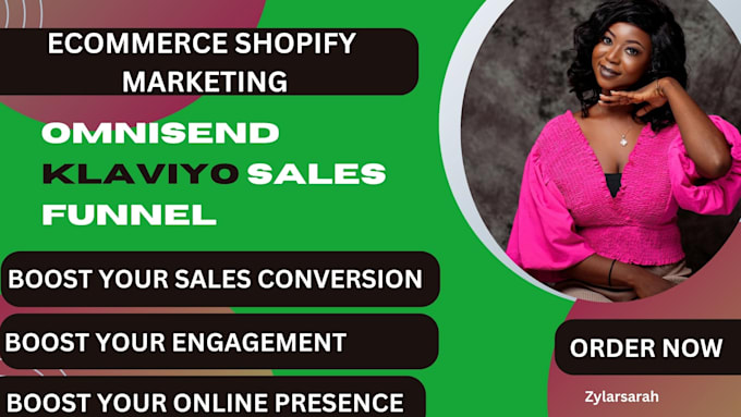 Gig Preview - Setup omnisend klaviyo sales funnel, email flows for shopify marketing promotion