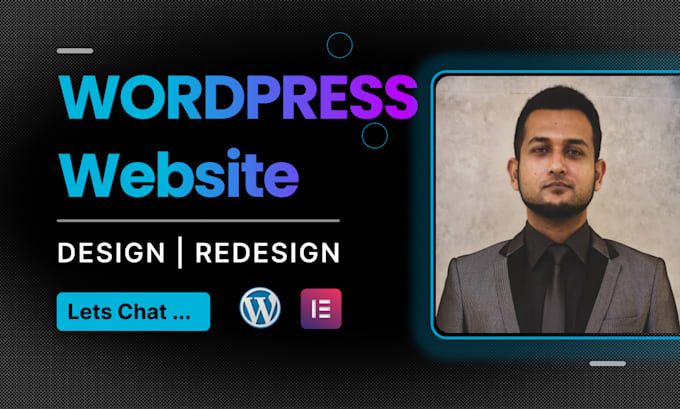 Gig Preview - Design wordpress website, elementor landing page