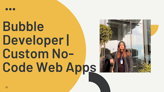 Gig Preview - Develop, design ,and launch your no code web app with bubble