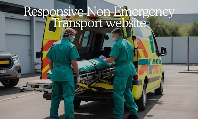 Gig Preview - Design non emergency medical transportation website and medical transport site