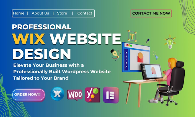 Gig Preview - Wix website design wix website redesign wix website design wix website developer