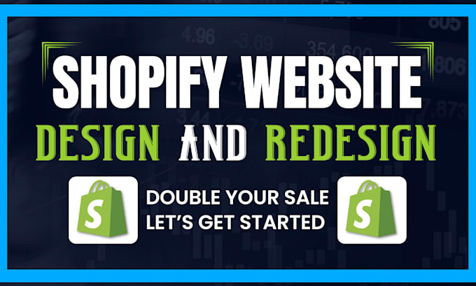 Gig Preview - Do shopify website design and redesign