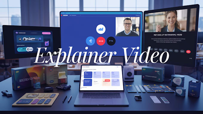 Gig Preview - Produce professional explainer videos saas demo videos for your business