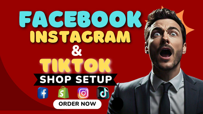 Gig Preview - Setup tiktok shop, facebook shop, tiktok short video or fix tiktok shop