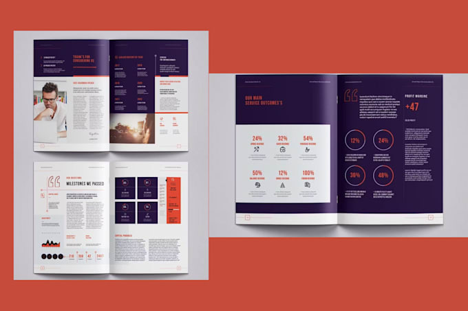 Bestseller - design medical flyer, company profile brochure annual report catalog logo design