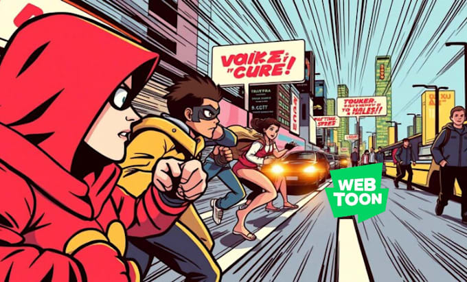 Gig Preview - Webtoons manga, comics professional marketing promotion