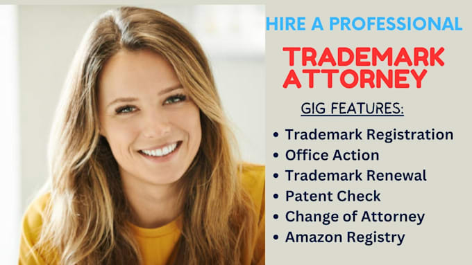 Gig Preview - Do trademark filing for product or brand, patent registration