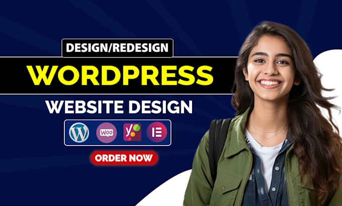 Gig Preview - Build wordpress website development, business website or wordpress blog website