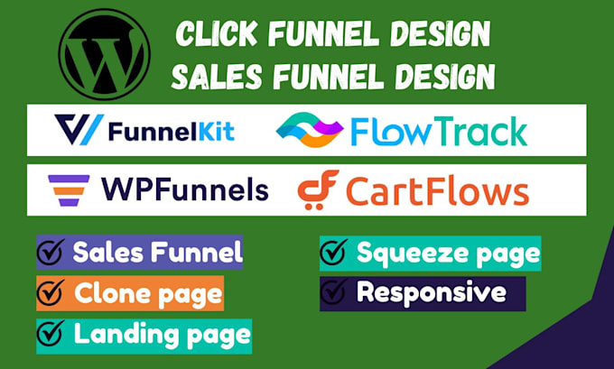 Gig Preview - Design clickfunnels sales funnel, clickfunnels landing page, gohighlevel funnel