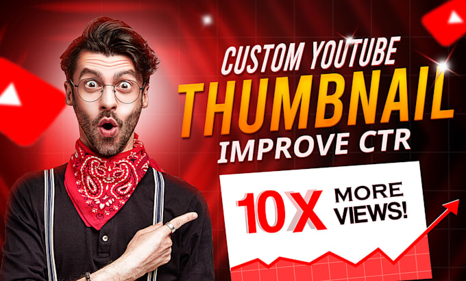 Gig Preview - Design an attractive mind blowing youtube thumbnail for you