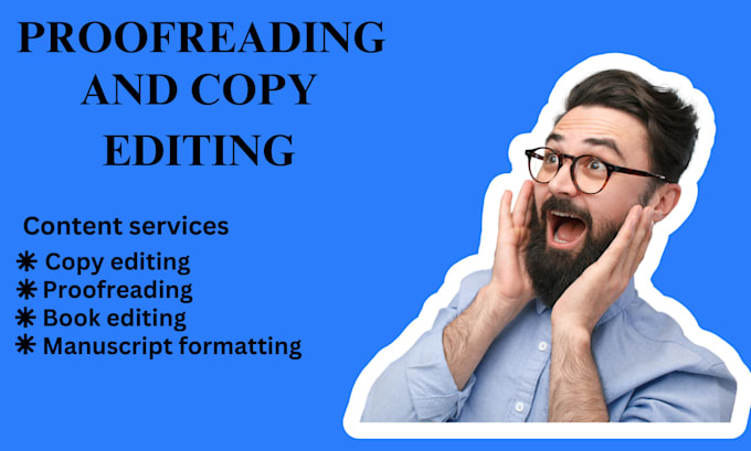 Gig Preview - Proofread and edit your book professionally