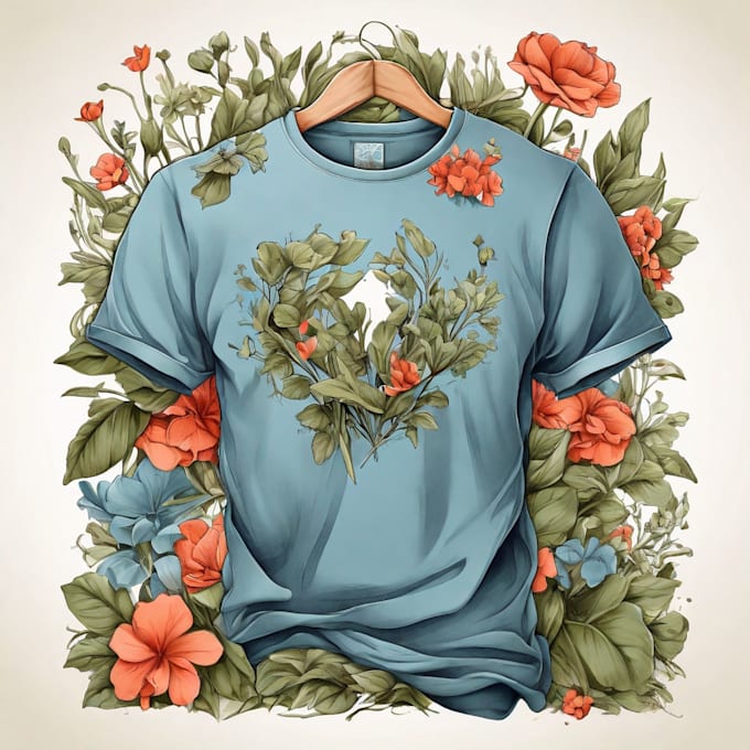 Gig Preview - Draw a botanical animal illustration for your t shirt design