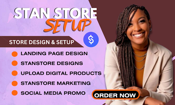 Gig Preview - Stan store design digital products stan store marketing system io sales funnel