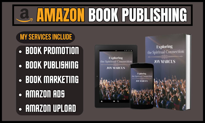 Gig Preview - Do amazon book publishing, book promotion, book formatting, amazon kdp